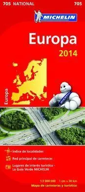 Europa Mapa Nacional 705 (2014)