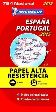 Mapa España - Portugal (794) 2015