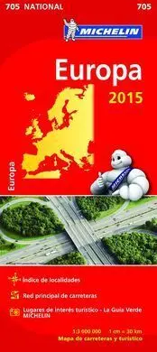 2015. Europa Mapa Michelin