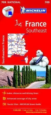 Mapa Francia Southeast (709) -2015-