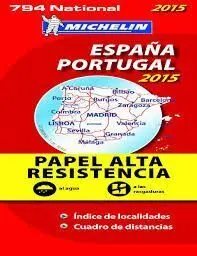 Mapa National España - Portugal 