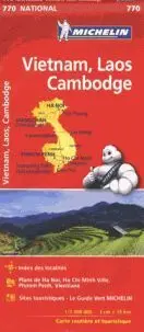 Mapa National Vietnam Laos Camboya