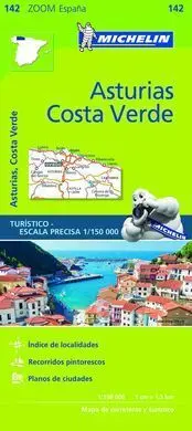 Mapa Zoom Asturias, Costa Verde