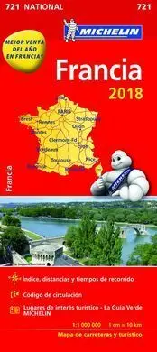 Mapa Michelin Francia 2018