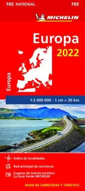 Mapa National Europa 705 2022