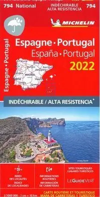 Mapa National España, Portugal 794 2022 - Alta Resistencia