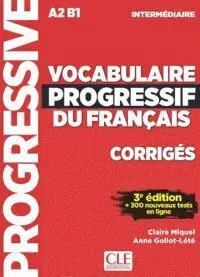 Vocabulaire 3ª-Corrigés Intermediaire