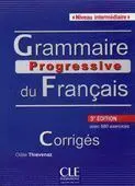 Grammaire Progressive Du Français Intérmediaire Corrigés (3ª Ed. )