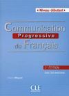 COMMUNICATION PROGRESSIVE DU FRANÇAIS NIVEAU DÉBUTANT LIVRE + CD AUDIO