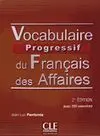Vocabulaire Progressif Du Francais Des Affaire Lvre+ Cd