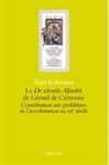 LE DE SCIENTIIS ALFARABII DE GERAD DE CREMONE. CONTRIBUTION AUX PROBLEMES DE L'A ACCULTURATION AU XII SIECLE