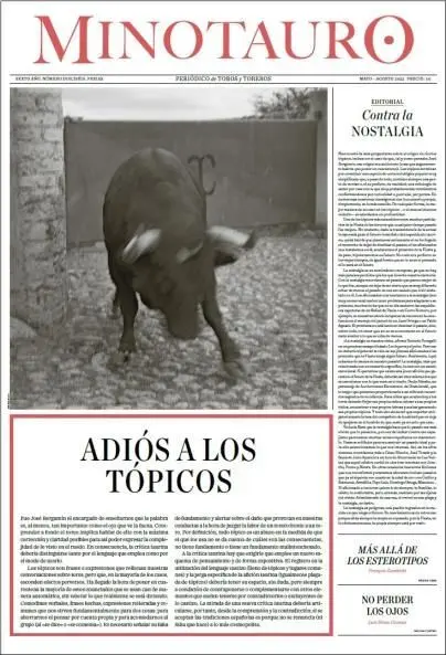 Revista Minotauro Nº 16: Adiós a los Tópicos