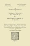 CATALOGUES RÉGIONAUX DES INCUNABLES DES BIBLIOTHÈQUES PUBLIQUES DE FRANCE. VOLUME XV