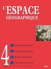 L'ESPACE GEOGRAPHIQUE - TOME 44 - Nº 4 (2015)