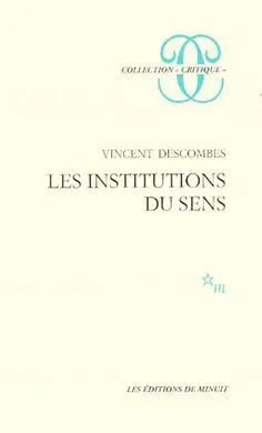 Les Institutions Du Sens