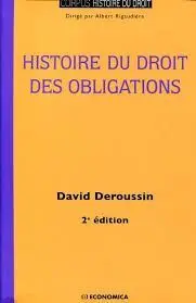 Histoire Du Droit Des Obligations (Corpus Histoire Du Droit)