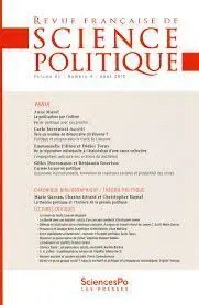 Revue Française de Science Politique 65 T4