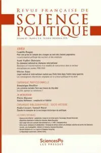 Revue Française de Science Politique 65 T5-6