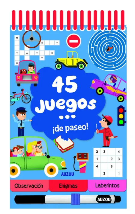 45 Juegos de Paseo. Auzou.
