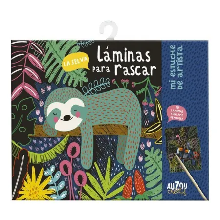 Laminas para Rascar:la Selva. auz