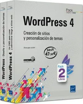 Wordpress 4 Creación de Sitios y Personalización de Temas Pack 2 Libros