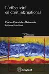 L'EFFECTIVITÉ EN DROIT INTERNATIONAL
