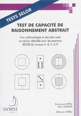 Test de Capacite de Raisonnment Abstrait - Selor 2013