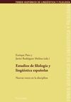ESTUDIOS DE FILOLOGIA Y LINGUISTICA ESPAÑOLAS
