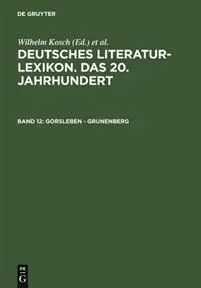 Deutsches Literatur-Lexikon. Das 20. Jahrhundert - Band. 29