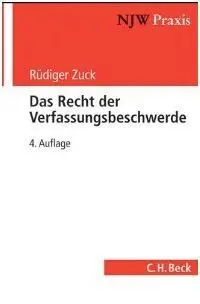 Das Recht Der Verfassungsbeschwerde