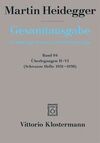 GESAMTAUSGABE. IV. ABTEILUNG, HINWEISE UND AUFZEICHNUNGEN. BD. 94. ÃBERLEGUNGEN II-VI