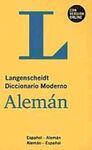 DICCIONARIO MODERNO ALEMAN/ESPAÑOL