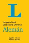 DICCIONARIO UNIVERSAL ALEMAN/ESPAÑOL