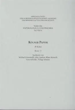 Kölner Papyri (P. Köln) Band 13