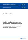 DAS EIN- UND ZWEIKAMMERSYSTEM IN DEUTSCHEN KONSTITUTIONALISMUS