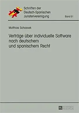 Vertrage Uber Individuelle Software Nach Deutschem Und Spanischem Recht