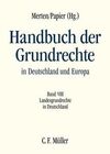 HANDBUCH DER GRUNDRECHTE. BAND. 8
