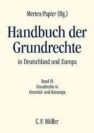 Handbuch Der Grundrechte. Band. 9.