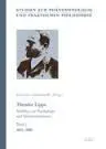 Schriften Zur Psychologie Und Erkenntnistheorie. fabbianelli, Faustino (Hrsg. Edition Der Werke Theodor Lipps' In Vier Bänden: 1. Band (1874-1899) 2. Band (1900-1902) - 3. Band (1903-1905) - 4. Band (1