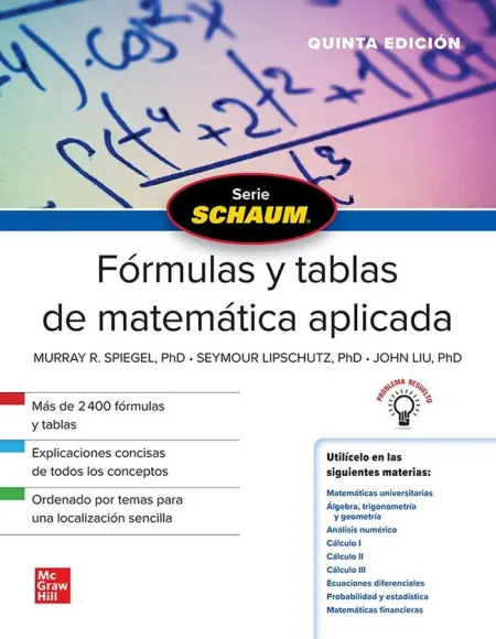 Schaum Formulas y Tablas de Matematica Aplicada