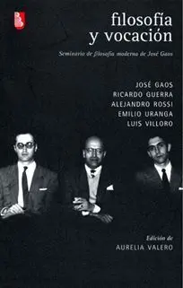 Filosofía y Vocación
