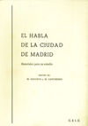 EL HABLA DE LA CIUDAD DE MADRID