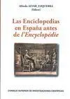 Las Enciclopedias en España Antes de L´encyclopédie