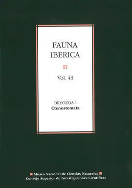 Fauna Ibérica. Vol. 43: Bryozoa I: Ctenostomata