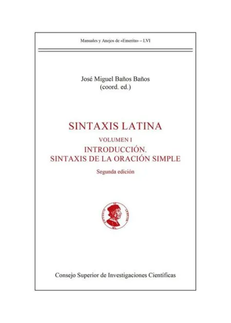 Sintaxis Latina (2 Vols. )