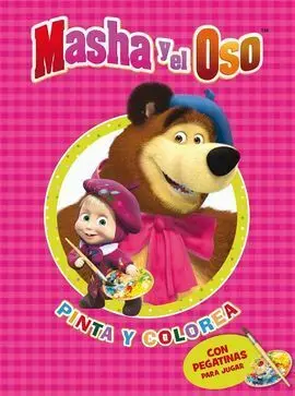 Masha y el Oso. Actividades. Pinta y Colorea