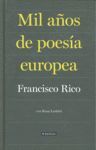 MIL AÑOS DE POESIA EUROPEA