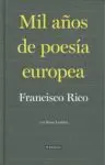 Mil Años de Poesia Europea