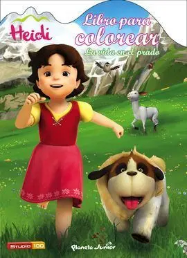 Heidi. Libro Colorear. La Vida en el Prado