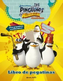 Pinguinos de Madagascar. Libro de Pegatinas